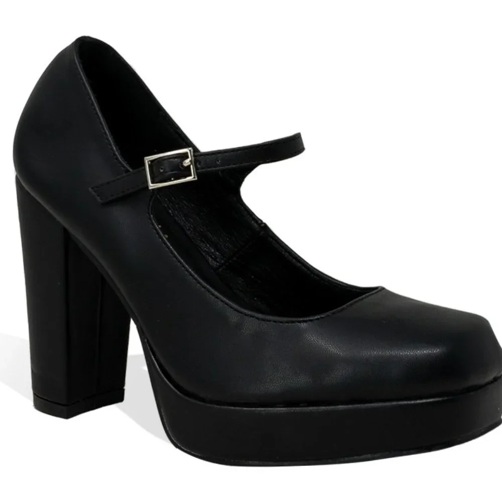 Women’s Vintage Chunky Platform Block Heel Mary Janes By Chase + Chloe